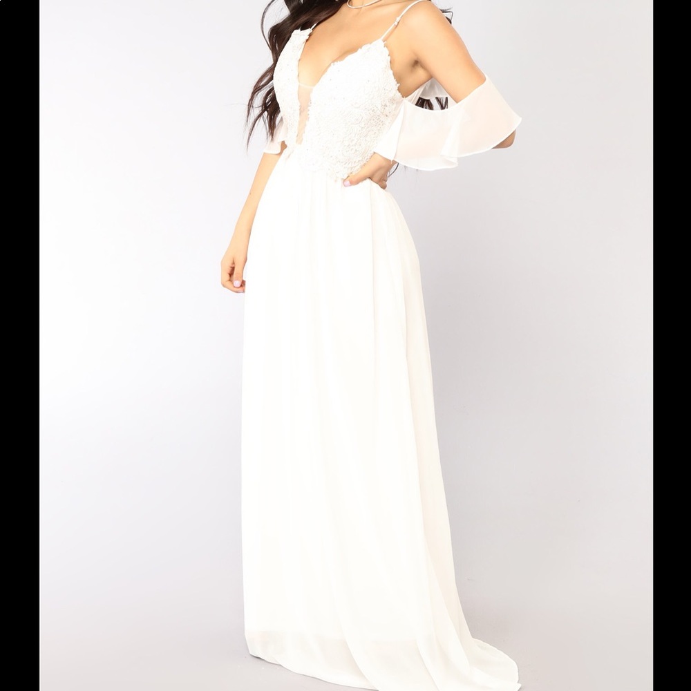 Lace Dress - Cream